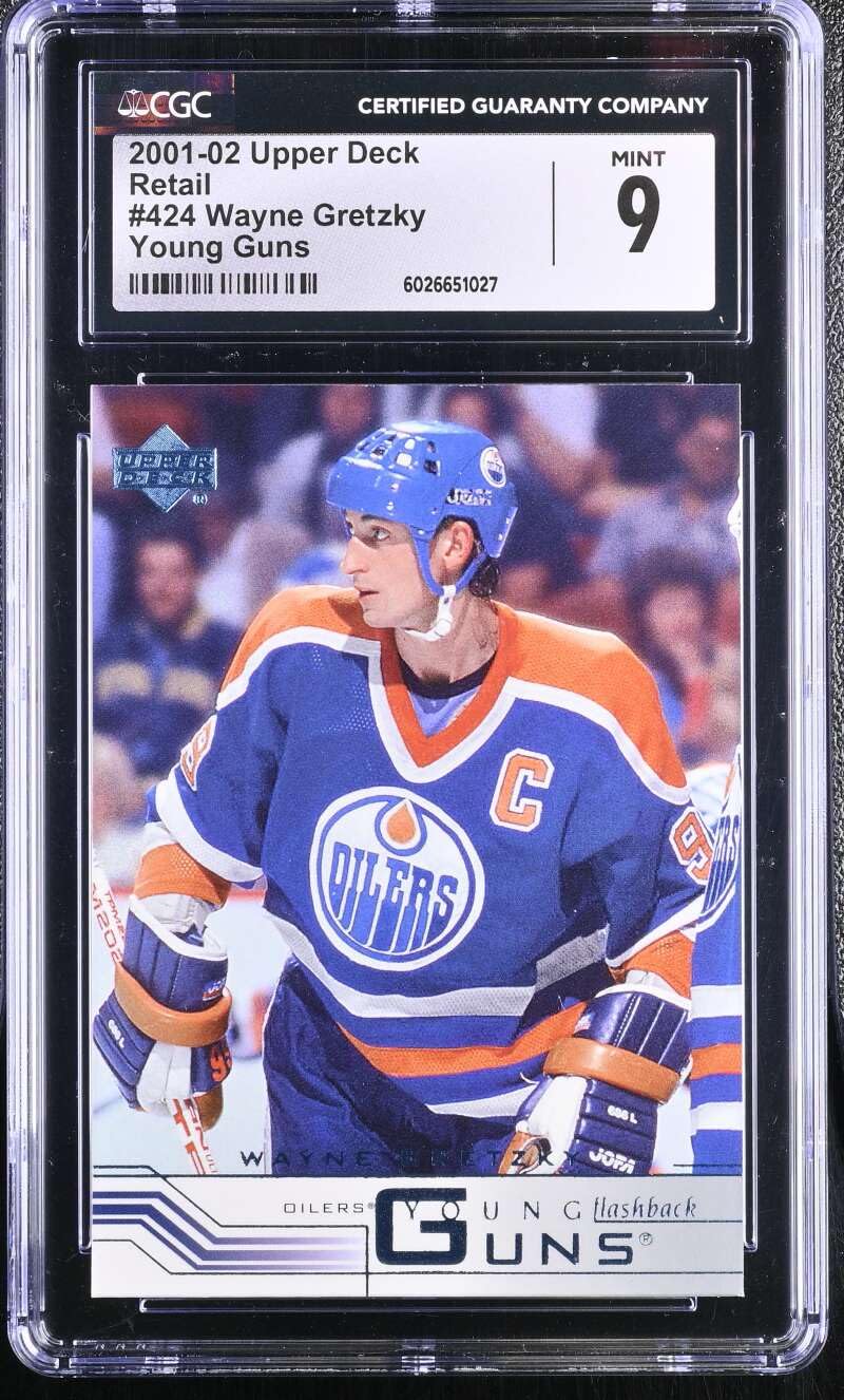 Amazon.com: CGC Mint 9 2001-02 Upper Deck Retail Young Guns 424